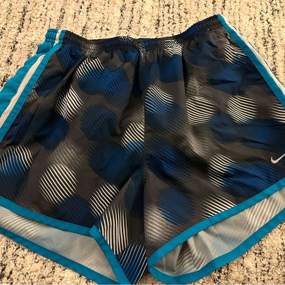 Nike Dri-FIT Blue and Gray Shorts